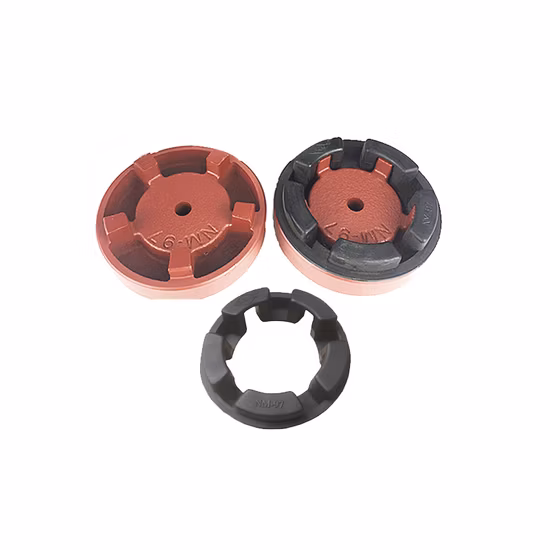 Acoplamento de borracha torsional HRC do eixo elástico/flexível do motor da bomba Nm148